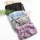 thumbnail image 4 of Pantalones de pierna ancha para mujer, pantalón de seda, holgado, de pierna ancha, hasta el tobillo, informal, con cintura elástica, RZBY110, 4 of 4