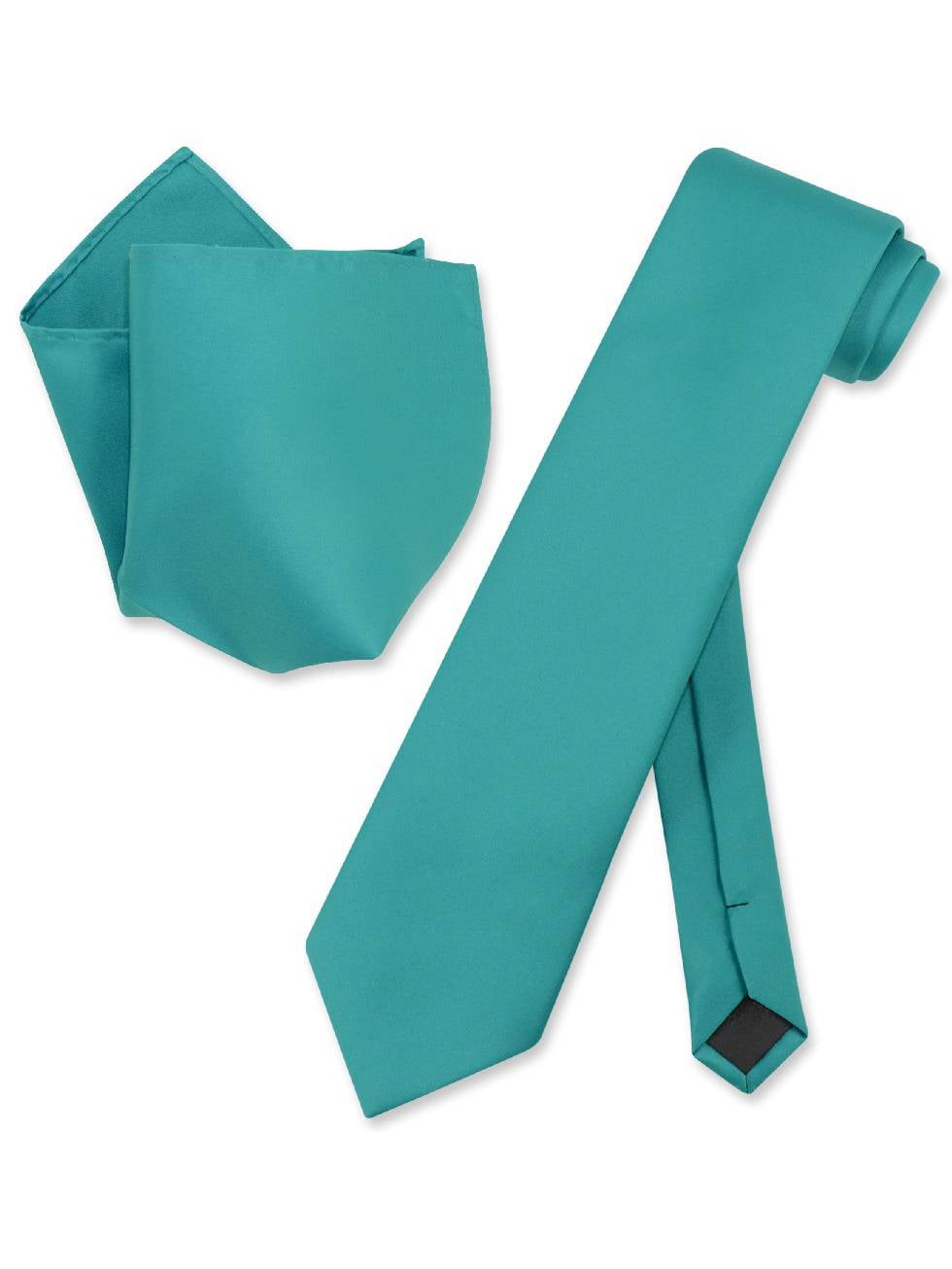 New Polyester Men's extra long Neck Tie only solid formal prom party teal blue 