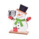 thumbnail image 1 of Adornos Navideños Adorno De Madera Pintada Árbol De Navidad Gnomo Sin Rostro Adorno De Anciano Muñeco De Nieve, 1 of 3