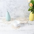 thumbnail image 2 of OUNONA 10 Pcs Crochet Coasters Flower Cotton Anti Slip Retro Style Table Protection, 2 of 4