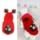 thumbnail image 5 of Pet Christmas Clothes, Dog Winter Costume Soft Thickened Cute Warm For Puppy For Daily ANGGREK Otros, 5 of 8