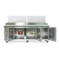 thumbnail image 4 of Norpole 24 cu. ft. Commercial Pizza Prep Refrigerator in Stainless Steel in Stainless Steel, 4 of 9