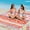 Style B, variant on 71x87in Blue Sea Turtle Sandproof Beach Blanket for Family Picnic