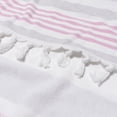 thumbnail image 4 of 100% Cotton Filippo Fouta Beach Towel, Lightweight, Soft and Absorbent Terry Cloth Backing,Nautical Stripes Pattern Travel Bath Towel , 35" x 68",  Sunset by Blue Nile Mills, 4 of 4