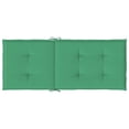 thumbnail image 3 of Cojines para silla Garden Highback VidaXL, poliéster verde, x2, 3 of 5