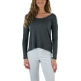 thumbnail image 2 of ToBeInStyle Women's Long Sleeve Round Crew Neck T-Shirt, 2 of 7