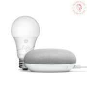 Google Smart Light Starter Kit - Google Home Mini and GE C-Life Smart Light Bulb