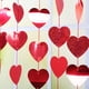 thumbnail image 4 of Forma de corazón rojo colgando cuerda Guirnalda de doble cara Banderas románticas Regalos de fiesta Decoración del hogar Accesorios de decoración 6 piezas Inevent HA012523-01, 4 of 7
