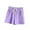Purple, variant on Cmfcve Women's Summer Shorts High Waist Pocket Workout Shorts Outwear Stretchy Gym Shorts