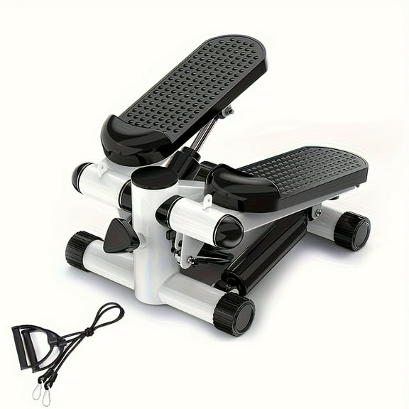Upgraded Hydraulic Mute Stepper - LCD Display, Adjustable Resistance, Dual Bands Included, 220/330Lbs Capacity, Foldable Storage - Leg Exerciser for Family Fitness Training