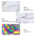 thumbnail image 2 of Yayeee Kitchen Hanging Hand Towels Set of 2 with Loop Bathroom Absorbent Tie Towel, Psychedelic Pattern, 2 of 7