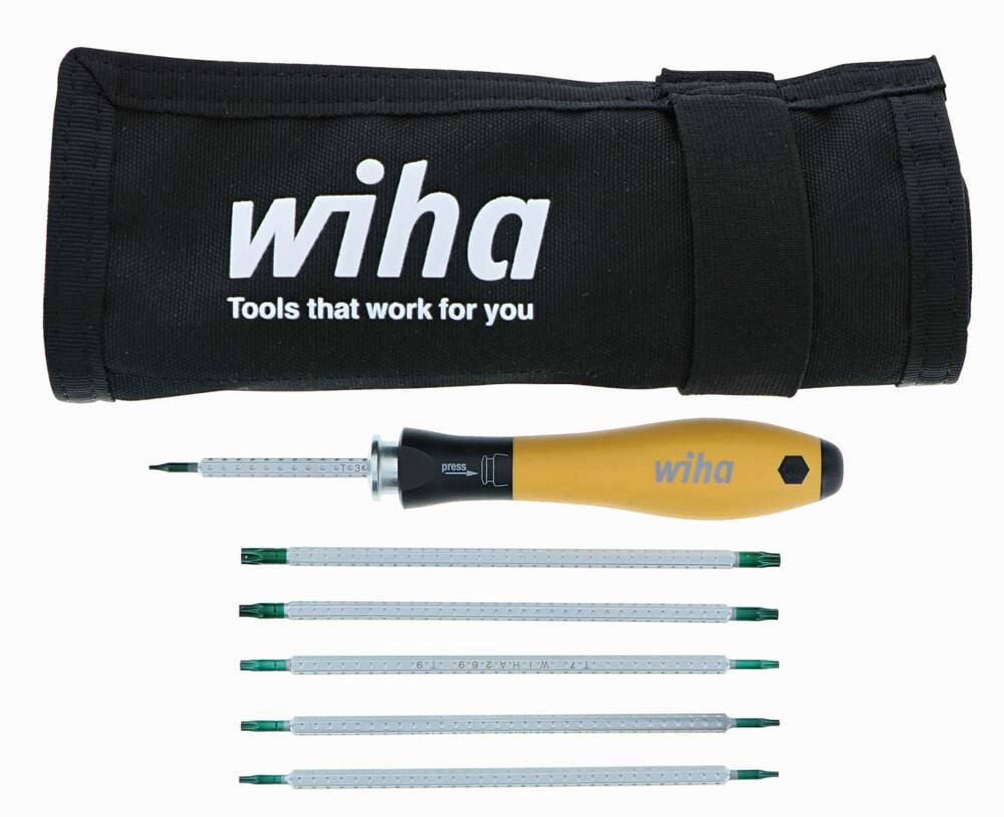 12 Piece ESD Safe Drive-loc 4 and Tweezers Set - Wiha Tools 26970