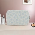 thumbnail image 5 of Unique Bargains 1 Pc Reusable Rectangle Octagonal Hearts Makeup Bag for Travel Blue Polyester, 5 of 6