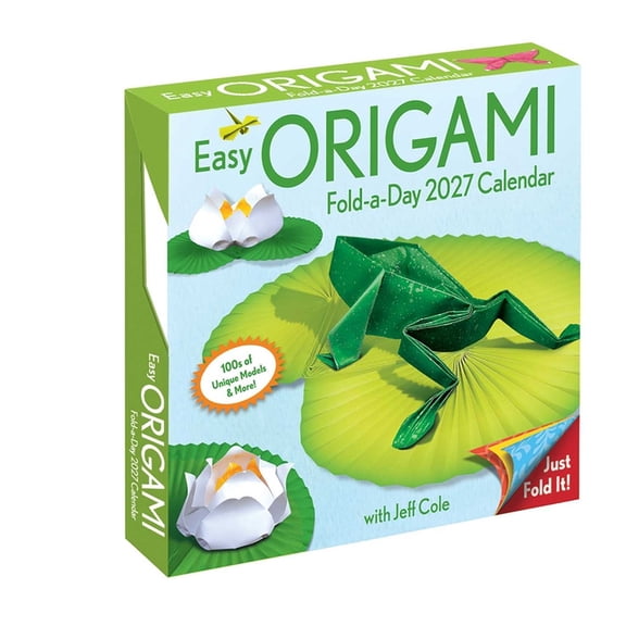 Easy Origami 2027 Fold-A-Day Calendar, (Paperback)