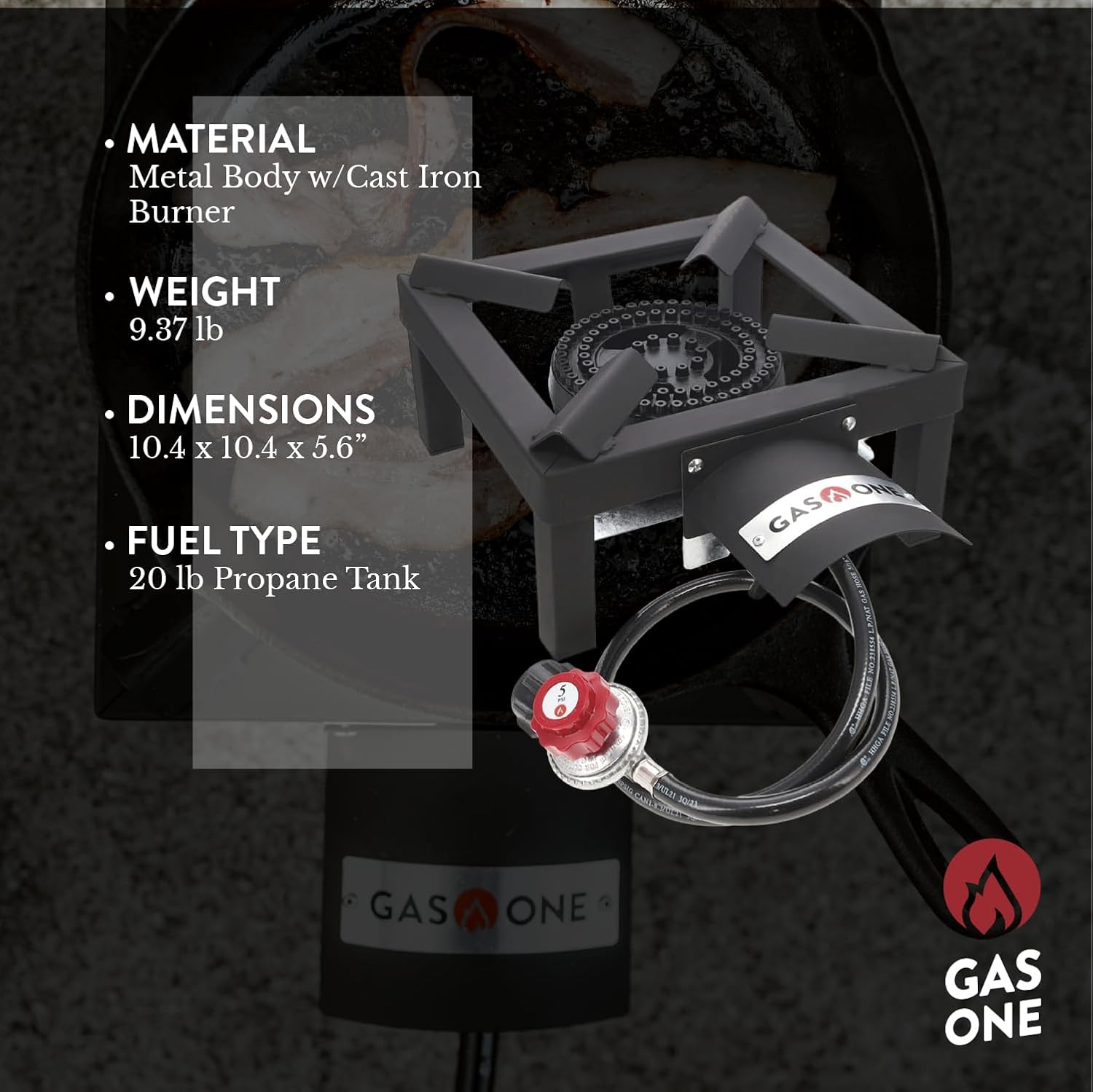 Gas One Single-Burner Propane Camping Stove photo 5