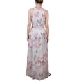 thumbnail image 2 of NY Collection Womens Petites Chiffon Floral Maxi Dress, 2 of 2