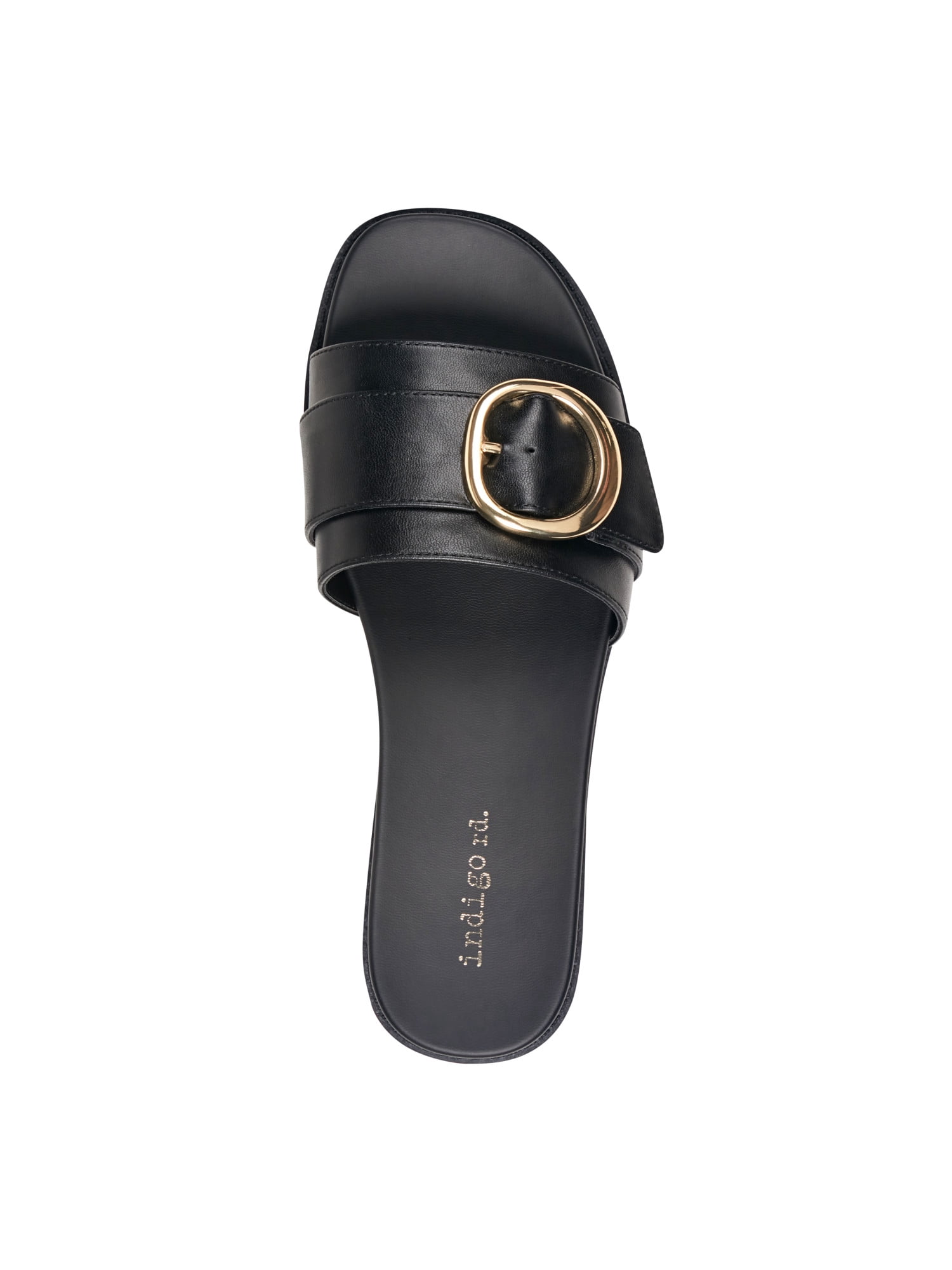 indigo rd Women's Tresa Slide On Footbed Buckle Sandal