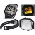 thumbnail image 4 of Reloj Casio Digital Ae1200 1a Correa Negra Wr100 Correa Negro Bisel Negro Fondo Negro, 4 of 8