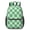 Green and White, variant on Yellow and White Checkered Pattern 17" School Backpacks for Teens,Waterproof Oxford Fabric,S-Shape Padded Straps for School,Travel,Hiking,Camping
