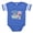 Royal Blue, variant on CafePress - Peppa Pig: Splish Splash - Cute Infant Baby Football Bodysuit