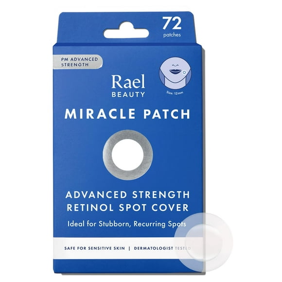 Pimple Patches Rael Miracle Patch, protector de manchas con retinol, 72 unidades