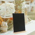 thumbnail image 4 of Soimiss 2 Sets Small Chalkboards for Menu Display Rectangular Writing Surface Erasable Minimalist Design, 4 of 6