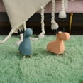 thumbnail image 2 of Homore Cute Fluffy Carpet Soft Washable Area Rugs for Kids Girls Bedroom/Nursery Room/ Living Room Decoration, 3' x 5' Light Green, 2 of 8