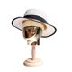 thumbnail image 1 of Soporte de exhibición Yinane para sombreros y gorras modelo cabeza de maniquí oro, 1 of 8