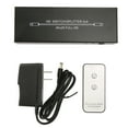 thumbnail image 2 of HD Multimedia Interface , 2x4 HD Multimedia Interface Splitter Aluminum Alloy 4Kx2K At 60Hz with Remote Control for Set Top Box EU Plug,UK Plug,US Plug, 2 of 7