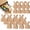 Khaki 24PCS, variant on Boho Bow Bunny Goodie Bags for Egg Hunts, DIY Bunny Gift Boxes with Neutral Bow Ribbon, Spring Party Favor Bags for Classroom Treats and Easter Gifts For Classroom Trefor Classrofor