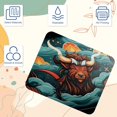 thumbnail image 3 of Yak Square 8.3x9.8 Inch Non-Slip Rubber Bottom Printed Desk Mat Gaming Mousepad Mouse Mat for Office and Gaming, 3 of 6