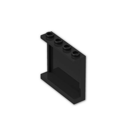- Brick Building Sets Original LEGO® Parts: Panel 1 x 4 x 3 #60581 (Pack of 4pcs) (Black)