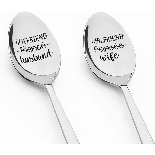 Anniversary Birthday Gifts for Wife Husband I Love You Spoons Set for Boyfriend Girlfriend Valentine's Day Gift for Women Men Tea Coffee Lovers Gifts for Fiance Fiancee Engagement Wedding Gifts