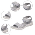 thumbnail image 6 of Rokment Women's Orthopedic Walking Sandals Lightweight Comfortable Mesh Stretchy Open Toe Memory Foam Arch Support Slip on Sports Summer Shoes for Plantar Fasciitis C Size 9, 6 of 8