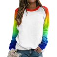 thumbnail image 2 of Vedolay Tops Hoodies for Women Oversized Crewneck Long Sleeve Pullover Fall Hoodie Sweatshirt,Green M, 2 of 5