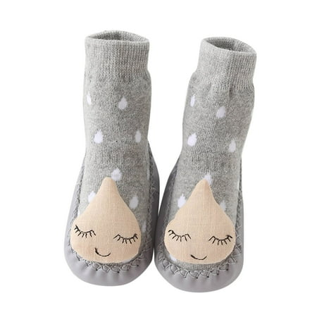 

JDEFEG Glittery Shoes Cute Children Toddler Shoes Autumn and Winter Boys and Girls Floor Socks Shoes Flat Bottom Non Slip Warm Solid Color Star Cloud Shape Baby Sneaker Book Cotton Gy1 15
