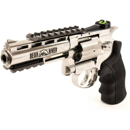 4" CO2-Powered BB Revolver, 410 FPS, Chrome - Walmart.com