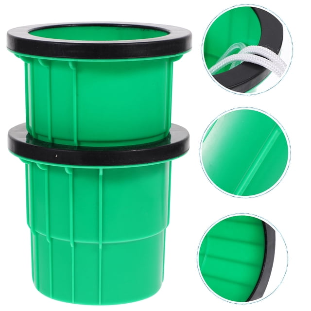 SHOWERORO 2pcs Stilt For Balance Training Non Slip Outdoor Stilts For Fun Sensory Development Play Equipment Green