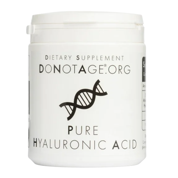DoNotAge Pure Hyaluronic Acid 366 capsules - 200mg - Antioxidant - Anti-Aging Supplement, Vegan
