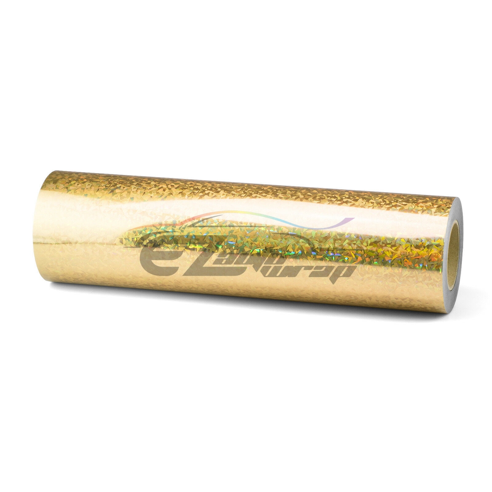 Essmo™ Holographic Crystal Gold Heat Transfer Vinyl HTV T-Shirt 20" Iron Press SP07 20"x96"