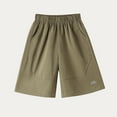 thumbnail image 2 of CYRBOKO Toddler Boys Summer Shorts, Quick-dry Breathable Thin Elastic Waist Athletic Shorts Army Green Size 4-5 T, 2 of 3