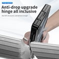 thumbnail image 5 of Dteck for Samsung Galaxy Z Fold6 Case with Slim Pen, Fold 6 Pen with S Pen Holder + Camera Lens Film + Front Screen Protector + Kickstand, Luxury Crystal Clear Case for Galaxy Z Fold6 5G 2024,
Black, 5 of 7