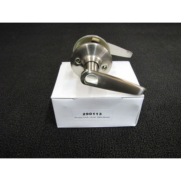 Mobile Home Door Knob Stainless Interior Lever Style handle. Privacy Lockset.