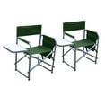 thumbnail image 1 of F. Corriveau International - Ensemble de 2 Chaises Pliantes avec Pochette de Rangement et Plateau, Vert, 1 of 10