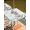 White, variant on Easter Bunny Outdoor Tablecloth - 54x54 Inch Square Dining Table Cover, Eucalyptus Leaves Cute Rabbit White Flowers Waterproof Outdoor Table Cloth with Umbrella Hole & Zipper for Picnic/Patio/Party