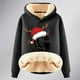 thumbnail image 4 of WILLBEST Sudadera con Capucha y Estampado Navideño de Mujer, con Espalda de Lana, Cálida, de Lana, Ideal para El Invierno Modelo 1087 XXXX-Grande, 4 of 4