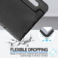 thumbnail image 2 of for Samsung Galaxy Tab A8 10.5 2022 (SM-X200/X205/X207) case, Shockproof, Silicone Rubber EVA Portable Handle Stand Protective Kids Cover Case for Samsung Galaxy A8 10.5 Inch Tablet 2022, Black, 2 of 5