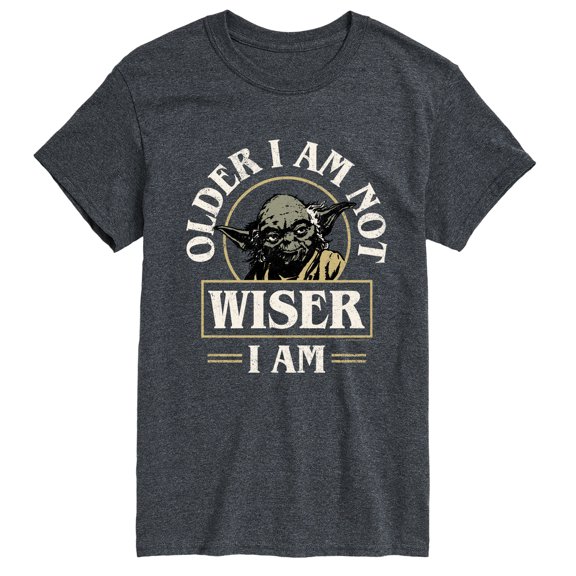 Star Wars - Yoda Wiser I Am Short Sleeve Graphic T-Shirt