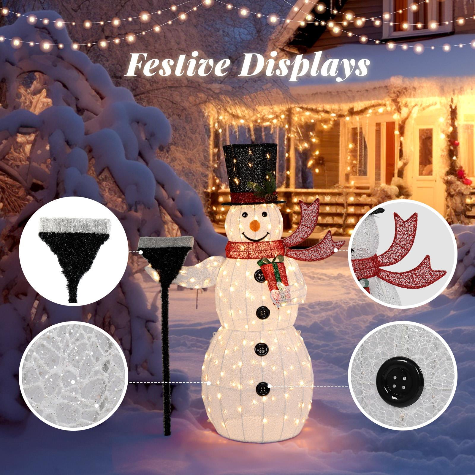 AGMSYEU Simple Christmas Decoration Snowman Decor Creative