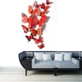 thumbnail image 4 of 3D Insect Wall Sticker Living 5 3 1 Room Bedroom Adhesive 3D Wall Paper PVC Decal Home Decoration, 4 of 5